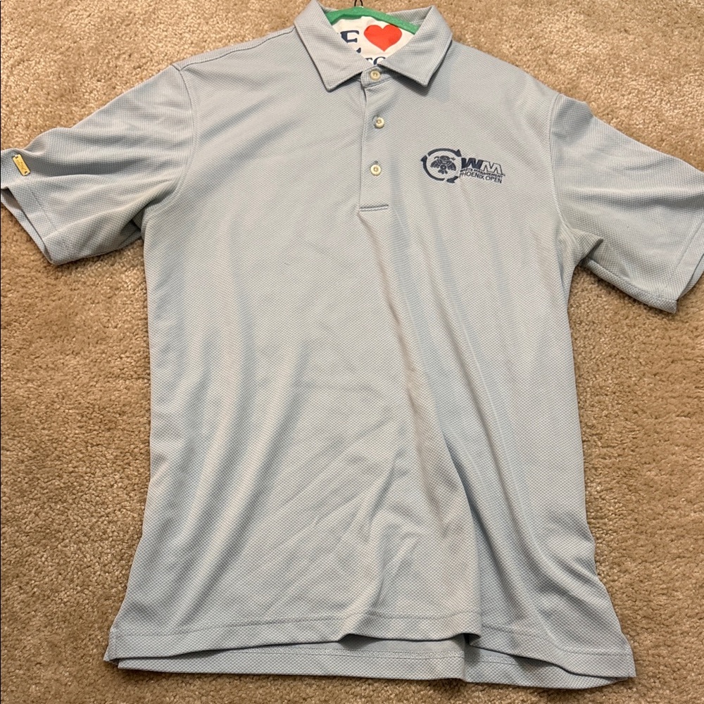 Greg Norman Collection Light Gray Polo Shirt